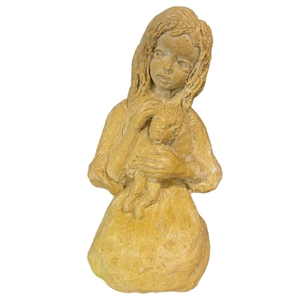 Woman Holding A Child Sculpture or Figurine Vintage